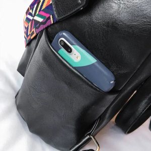 Sac à dos vintage femme en similicuir