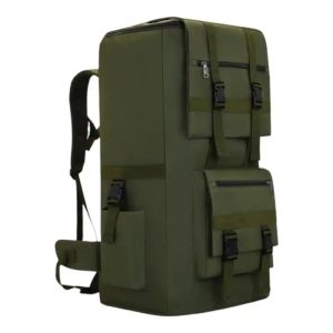 Sac a dos de comping vert armé