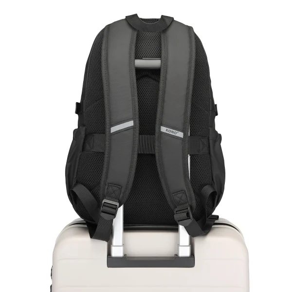 Sac à dos scolaire tendance KONO en tissu polyester