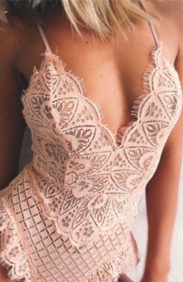 Body-Corset-Rose-Maison-du-Corset.jpg Corset Dentelle <br> Body Rose