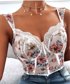 Corset-Top-Blanc-Vintage-a-Fleurs-Rouge.jpg Corset Top Blanc Vintage à Fleurs Rouge