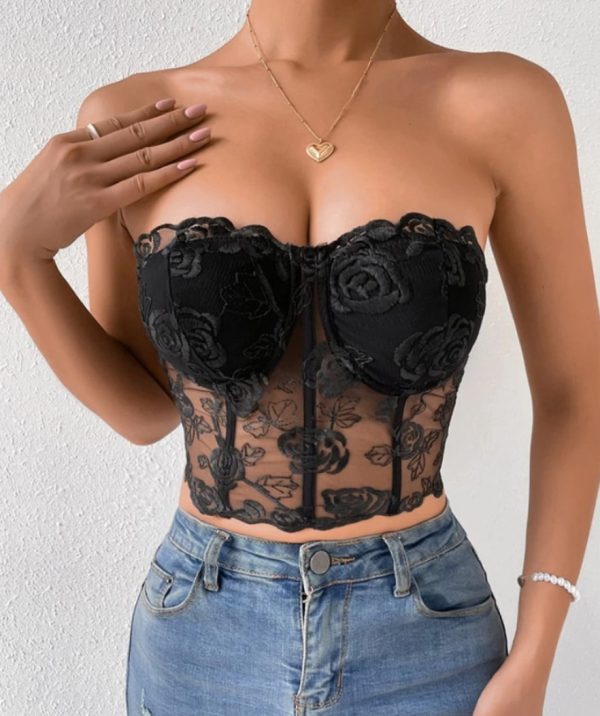 Corset-Top-a-Dentelle-Noire.jpg Corset Top à Dentelle Noire