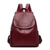 Sac à dos tendance en cuir véritable pour femme