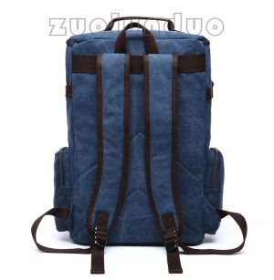 Sac à dos homme toile Canvas et cuir