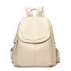 Sac à dos tendance en cuir véritable pour femme