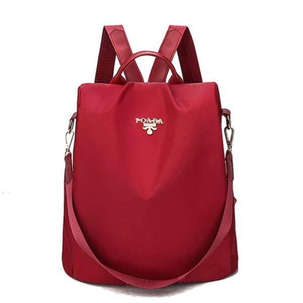 H7670121b461a498f8949cb1f2166e7b1i.jpg Sac à dos de ville femme rouge
