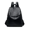 Sac à dos tendance en cuir véritable pour femme