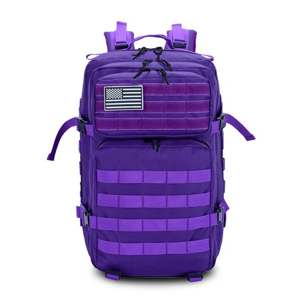 H8544d0677c5640a1873efac56722f67eE.jpg Sac à dos violet style armée pour femme