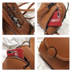 HTB18IinVAvoK1RjSZFwq6AiCFXau.jpg Petit sac à dos femme en simili marron