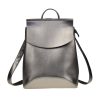 Sac à dos femme simili silver