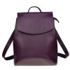 Sac à dos cours simili cuir pour femme