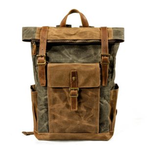Ha4ea6f8e056c456f963295870997fc528.jpg Sac à dos en toile et cuir homme