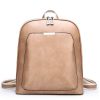 Hc3f8097a1d4e4f78becafc8af71b7c57z.jpg Sac à dos de ville pour femme en simili cuir beige