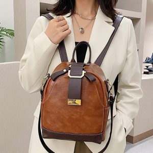 Hcb34a0f73d0a4a3790a77182129e153fu.jpg Petit sac à dos simili cuir marron