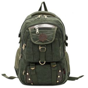 Hd8dc09dead37439783fdc44680315ba0k.jpg Sac à dos vintage toile verte pour femme