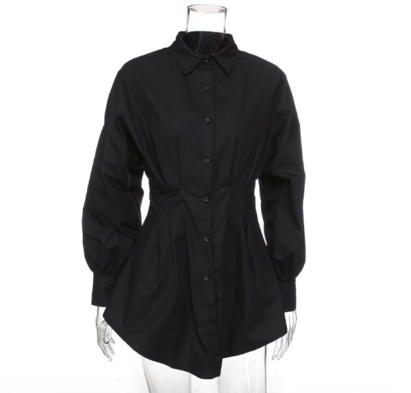 Robe-chemise-corset-noir-1.jpg Robe Chemise <br> Corset noir