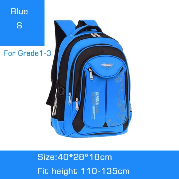 S05c03ee8693947f1b6946311b4a9cc58j.webp Sac à dos scolaire pour garçon, enfant.