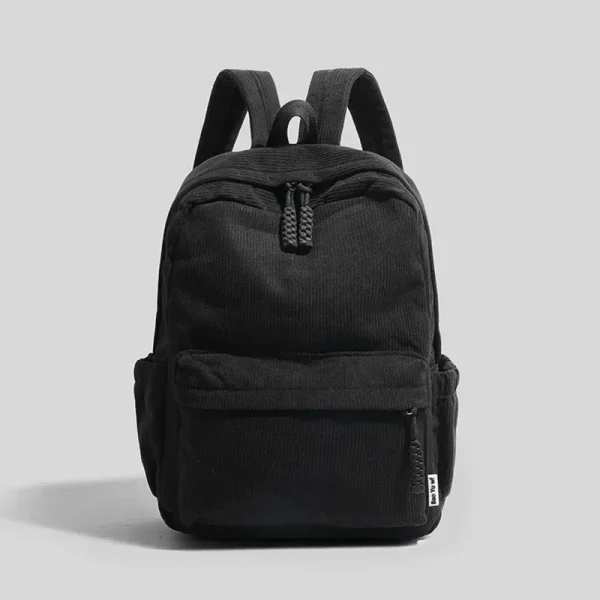 S1e6a1e4b1f2843f28c05ad6df7138630x.webp Nouveau sac à dos en velours côtelé uni pour étudiants