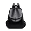 Sac à dos tendance en cuir véritable pour femme