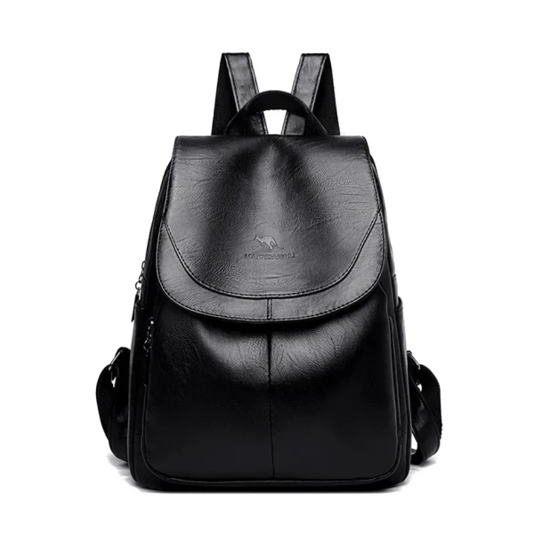 Sac à dos tendance en cuir véritable pour femme