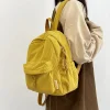 S320f0fae600e424da79132ad2714081d9.webp Nouveau sac à dos en velours côtelé uni pour étudiants