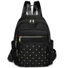 Sac à dos pour femme avec broderie à motif losanges