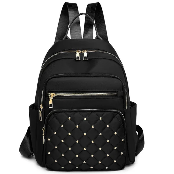 Sac à dos pour femme avec broderie à motif losanges