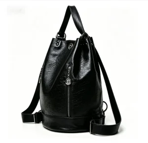 S3286d120377643c191546f02fbf6a372v.webp Sac à dos pour femme en cuir noir