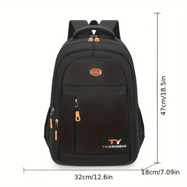 S3ad140630bb94e75a9274e835c02f3f0B.webp Sac à dos décontracté, imperméable et de grande capacité