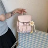 Sac à dos étudiant, mignon et décontracté en similicuir