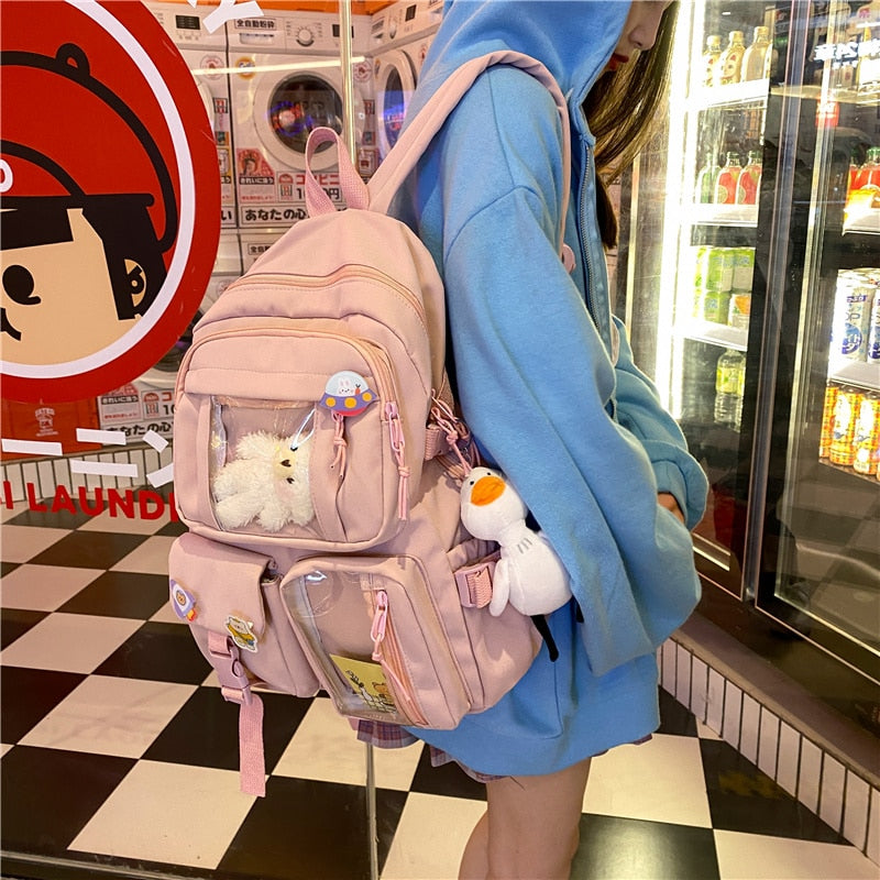 Sac à dos cartable fille collège