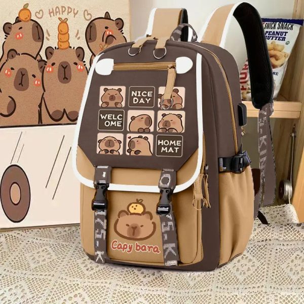 S545ec69cf078489fb31088fc41bdd93eW.jpg Cartable à Dos Capybara