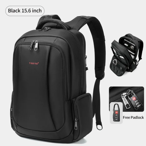 S5bd3fc12b36b4b2aad65869b4bd19b677.webp Sac à dos Tigernu en nylon imperméable pour homme