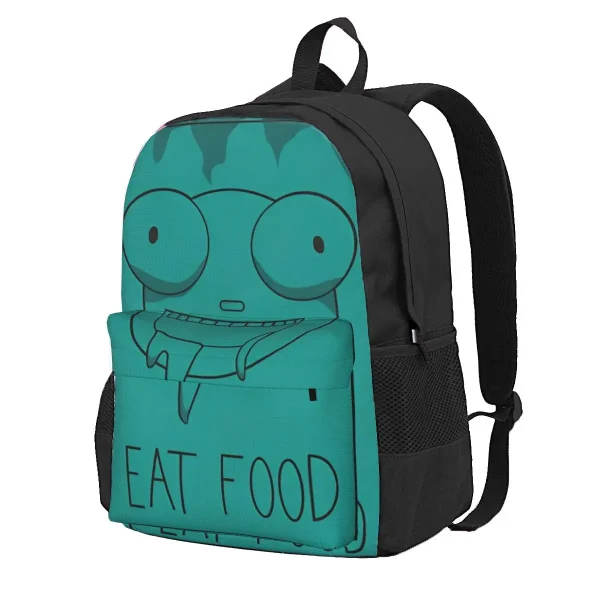 S659fdf7db19c4e58a696c21747b540bbq.webp Sac à dos Invader Zim (motif Gir/Dib) – Tendance, spacieux