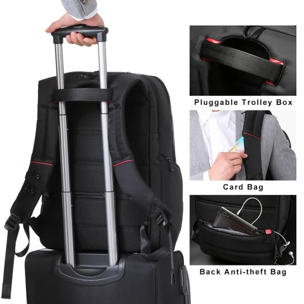 Sac à dos Kingsons pour homme (15 ou 17 pouces)