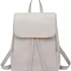 S7b1188b56df54e3ca609b35b5eb62001u.webp Sac à dos pour femme Miss Lulu en similicuir