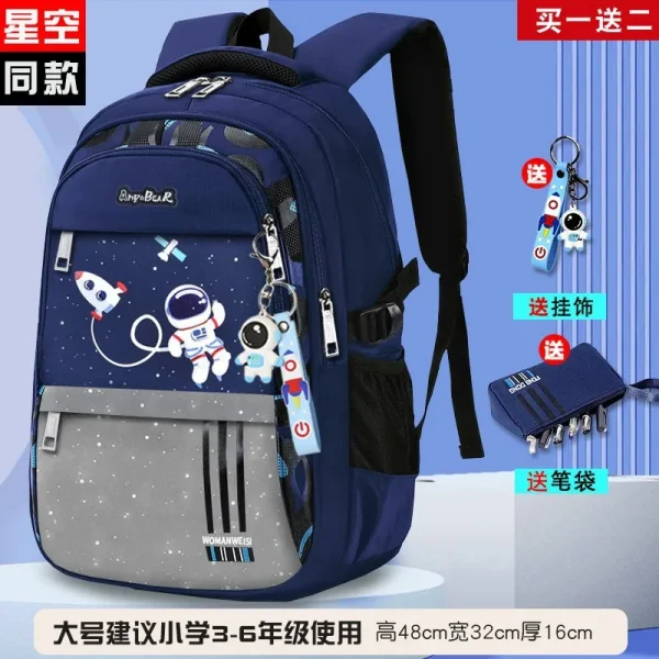 S86b540be5566475d8f6744b1ea67b83cE.webp Sac à dos scolaire orthopédique et imperméable