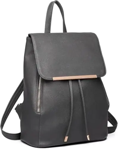 S93e30755d7544b28ab12252d863133a1b.webp Sac à dos pour femme Miss Lulu en similicuir
