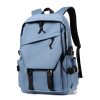 Sac à Dos Urbain Noir Minimaliste
