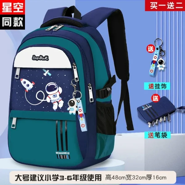 Sa053bb55afa740fd952cee12201bdf43X.webp Sac à dos scolaire orthopédique et imperméable