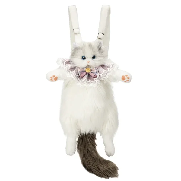 Sa12ca4d55b45478b998dfc8cfc3831c2H.webp Adorable sac à dos en peluche en forme de chat