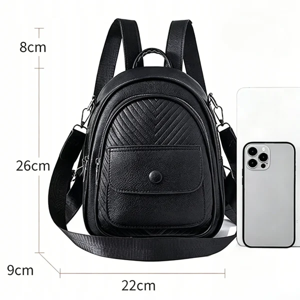 Sa553107f628744c5a5a09d7fe223c3aav.webp Sac à dos élégant en cuir pour femme