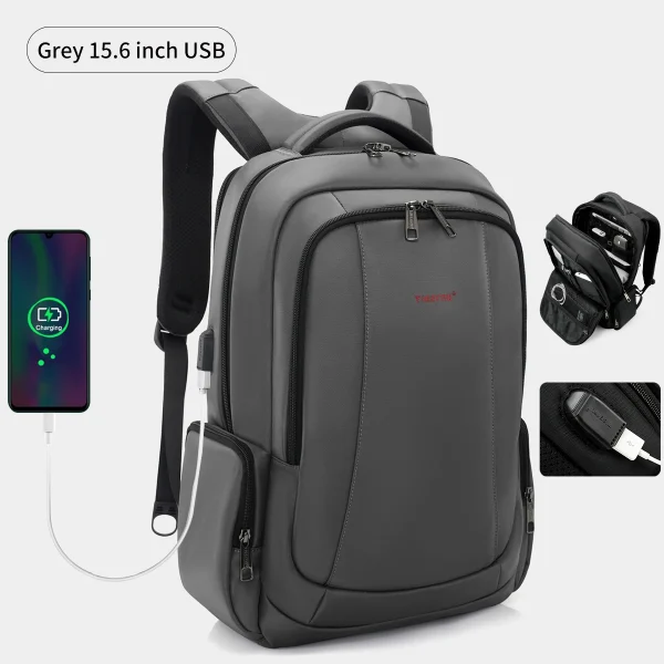 Sa9aff24faf044bc1bb6cdf9d5f453344a.webp Sac à dos Tigernu en nylon imperméable pour homme