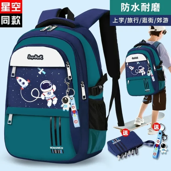Sb047ae7bd9aa41a8824a44cdf861d8a5Z.webp Sac à dos scolaire orthopédique et imperméable