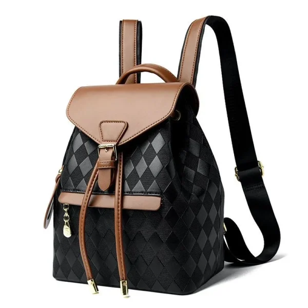 Sb5dcfcdfea684658993ad1b785a707239.webp Sac à dos pour femme en cuir PU souple noir