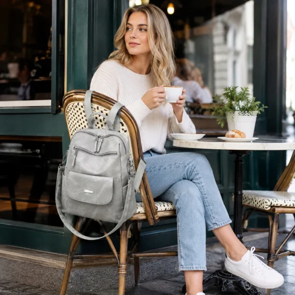 Sac à dos pour femme style vintage en cuir