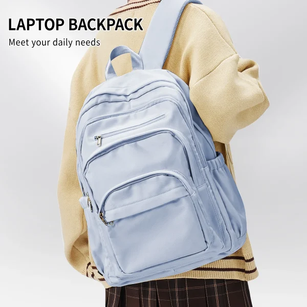 Sc7bce32a2b29433aa50fe3524059e9fdT.webp Sac à dos décontracté en nylon pour femme
