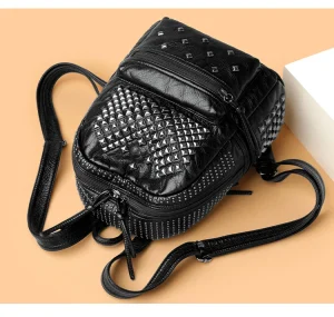 Sac à dos vintage femme en cuir PU