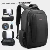 Sd4ecfcec1ff84fb68be9fc2e3b4376e4I.webp Sac à dos Tigernu en nylon imperméable pour homme