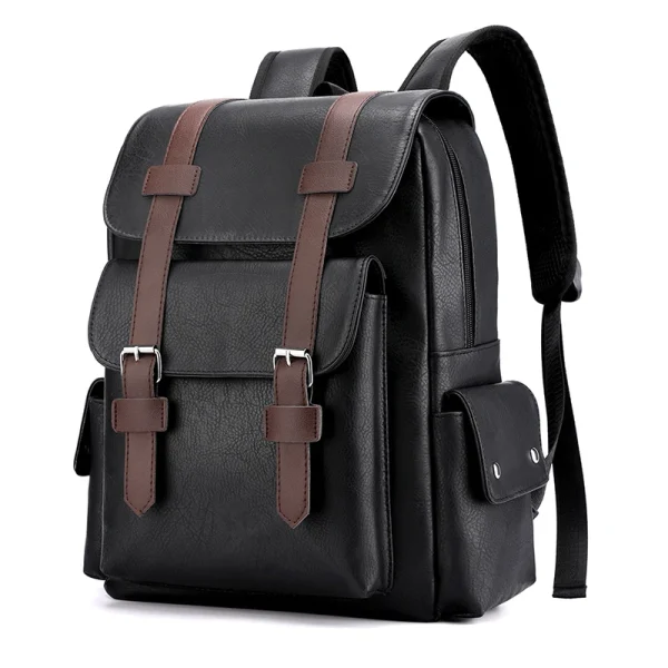 Sec4694fcbc584fe281fcadd4d5a260a09.webp Sac à dos homme en cuir PU, grand format